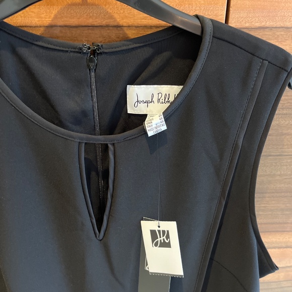 Joseph Ribkoff Black Sleeveless Sheath Dress - Picture 3 of 5